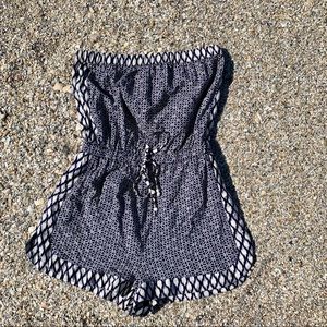 🌺 Strapless Patterned Angie Boho Romper 🌺